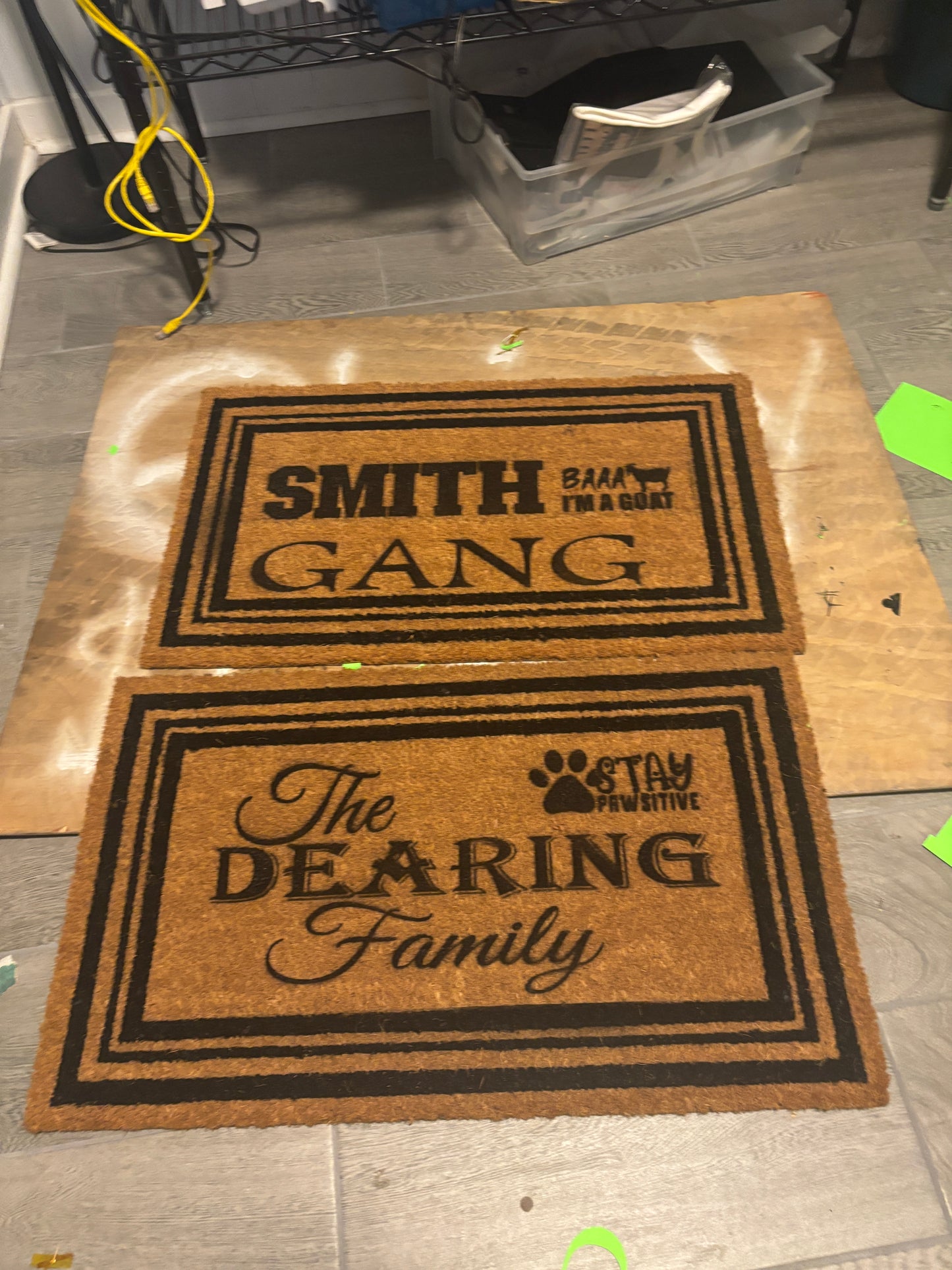 Customize door rugs