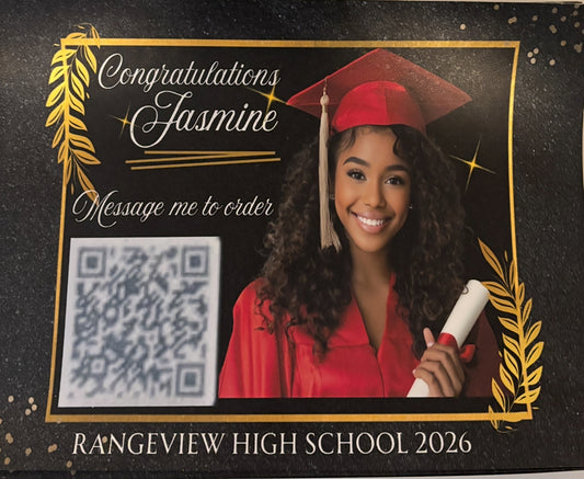 Yard graduation signs